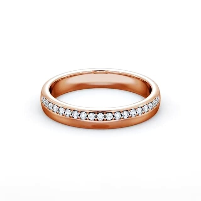 Nina Round Lab Diamond Offset Channel Ring